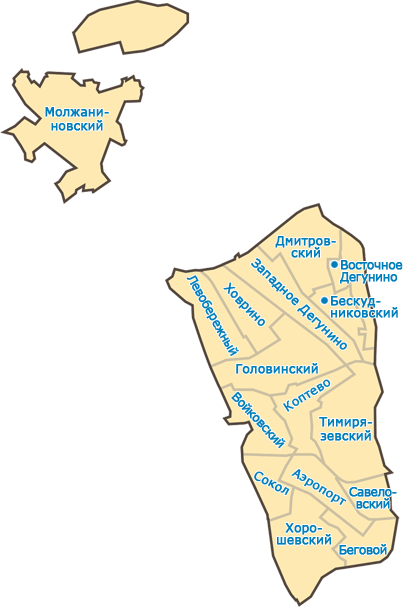 карта сао